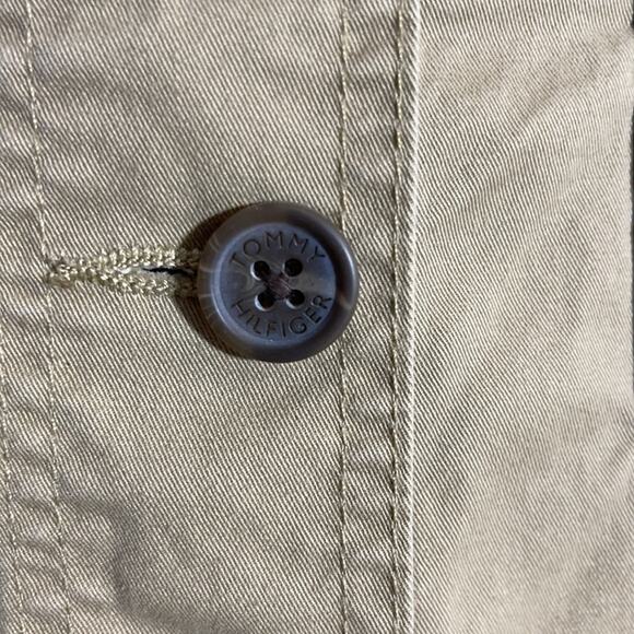 Tommy Hilfiger Button Down Skirt preppy Y2K with belt khaki - Picture 6 of 13